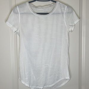 Lululemon see through white sports top
